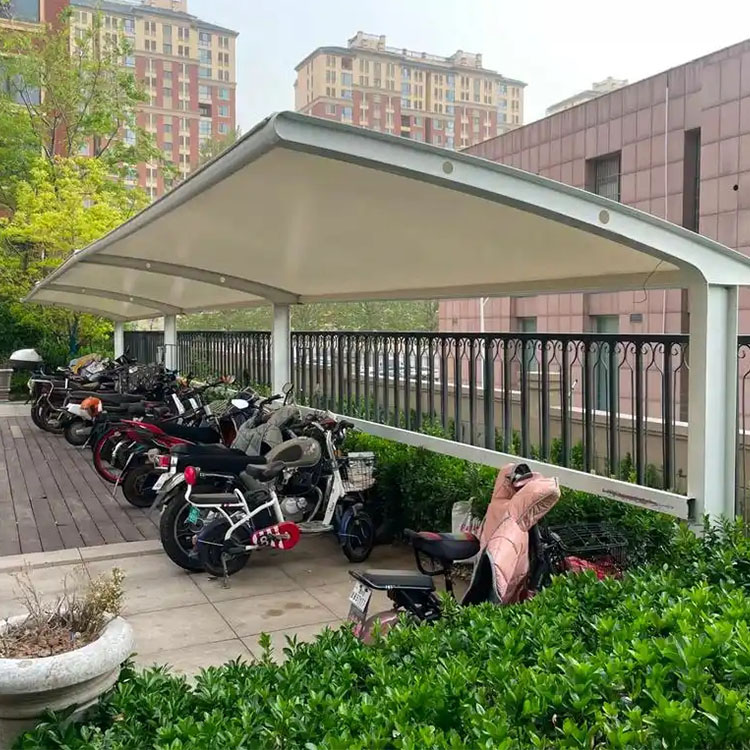 任丘市膜结构电动车棚